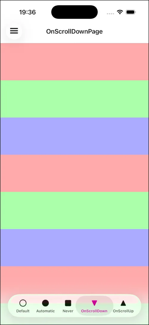 動作イメージ(最小化しない時)